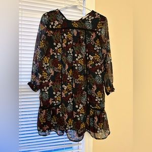 Loft flower fall dress